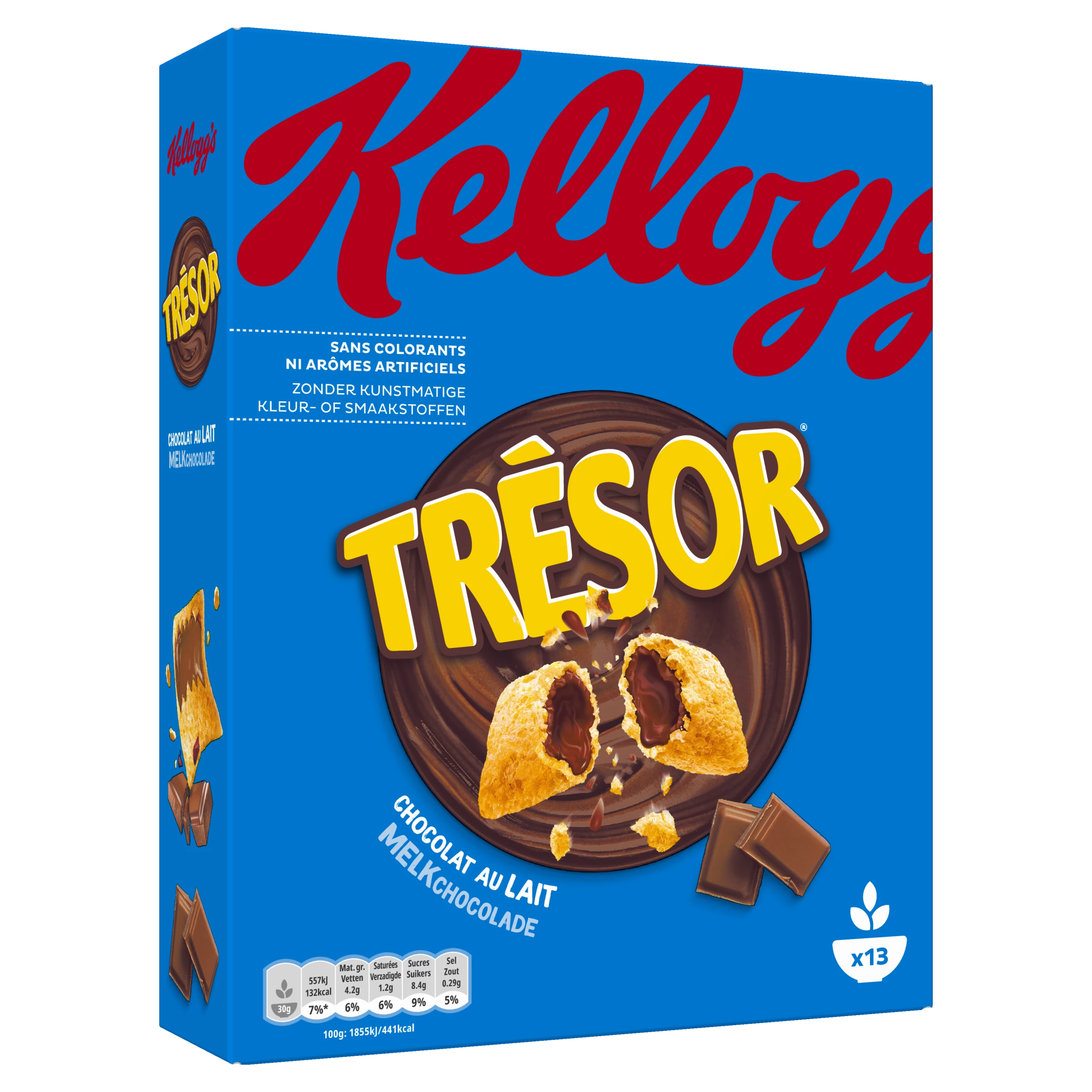 Trésor Chocolat au Lait, 410g - KELLOGG'S