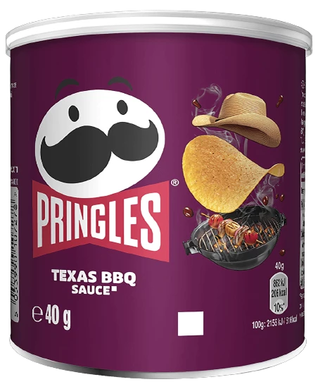 شيبس باربكيو، 40 جرام - PRINGLES