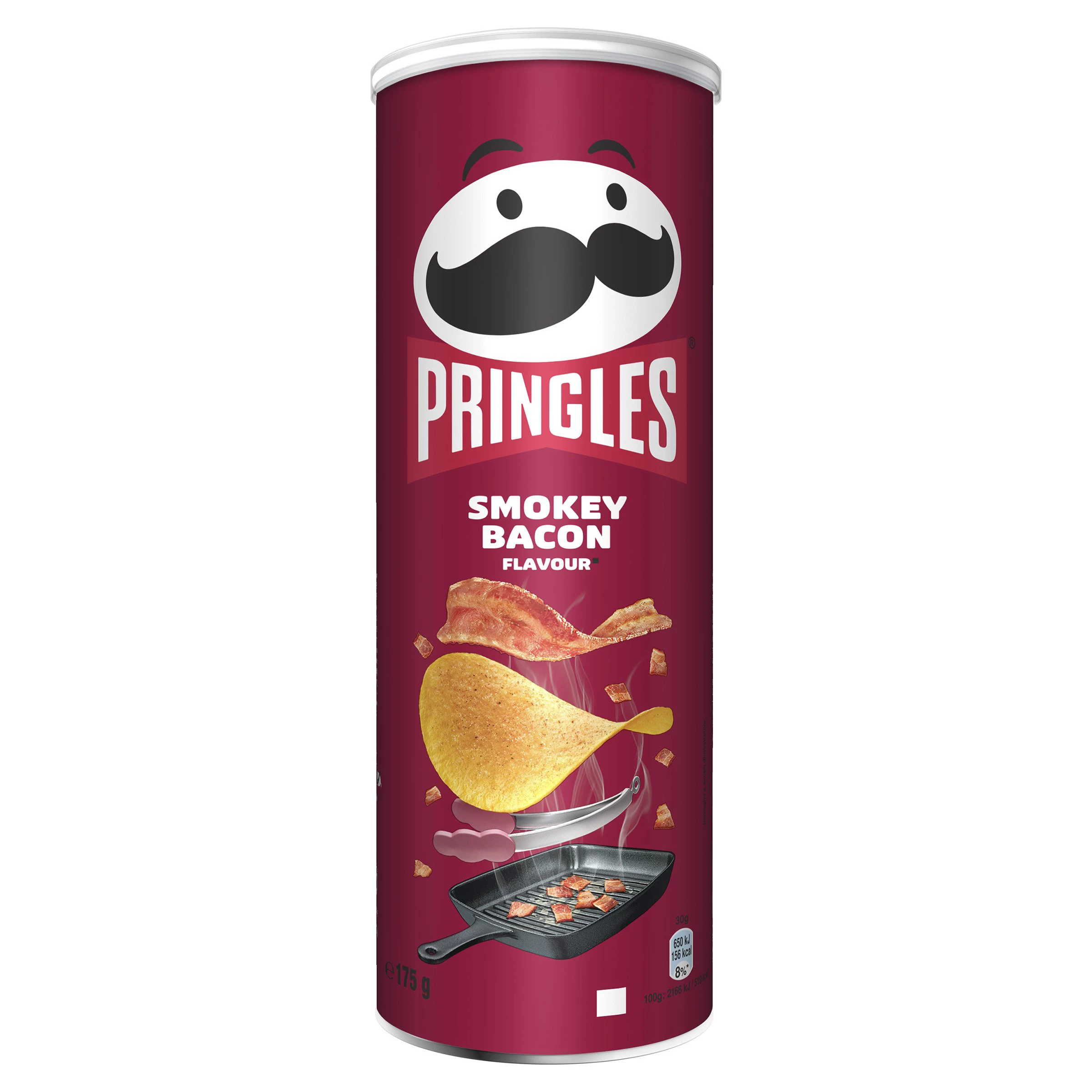 Chips Tuiles Bacon, 175g  -  PRINGLES