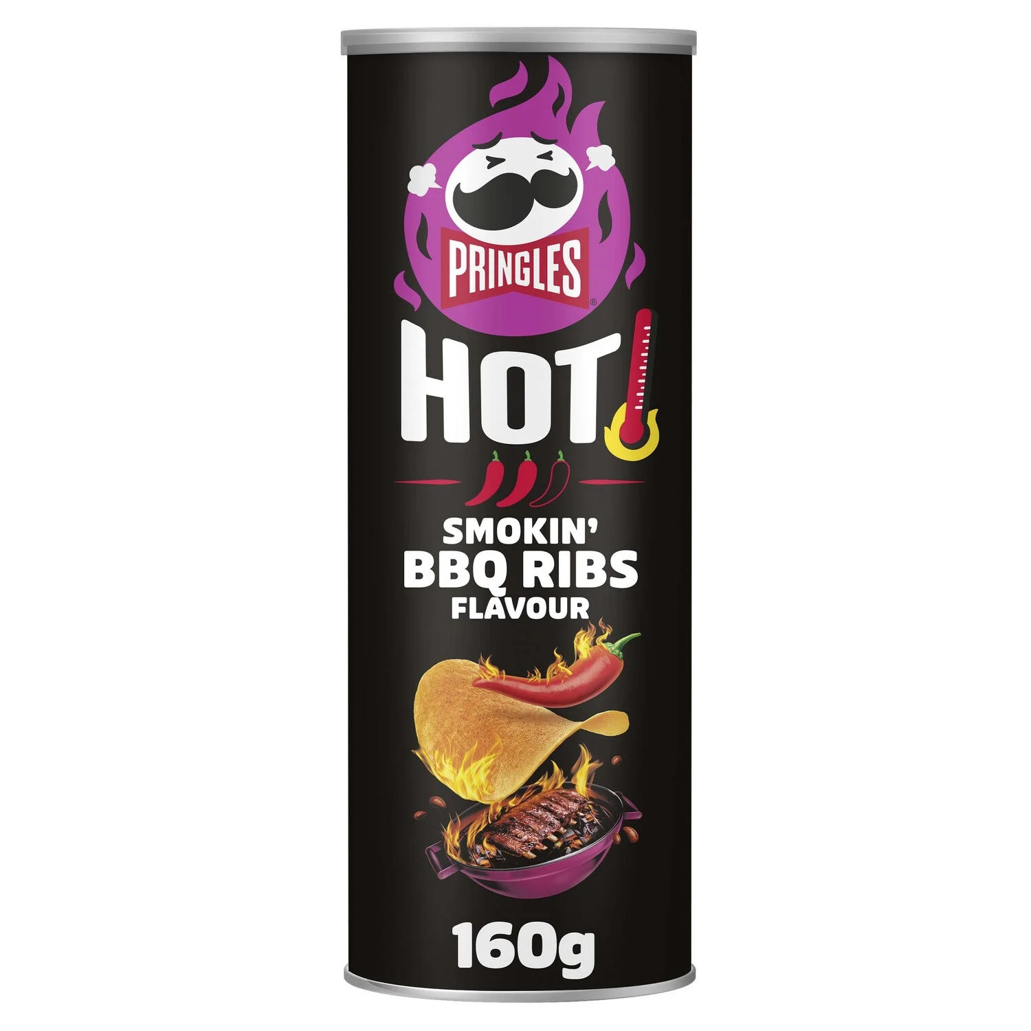 Chips barbacoa caliente 160g - Pringles