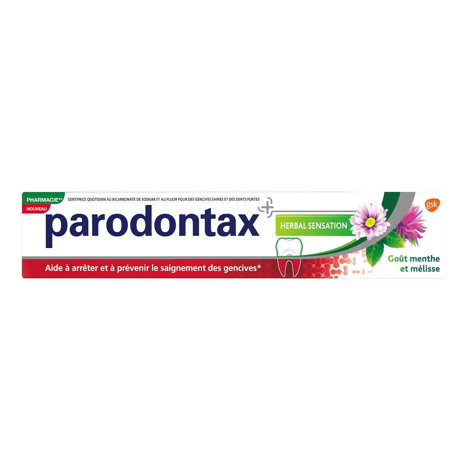 Dentifrice Herbal Sensation 75 ml - PARODONTAX