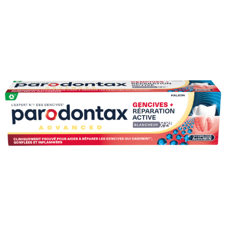 Paro Dent Rep Act Genc Bl 75ml