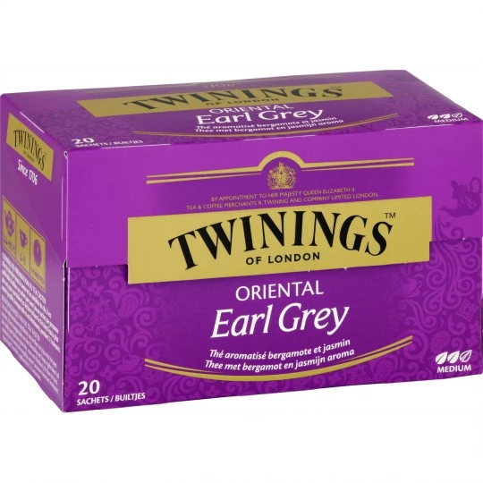 Thé oriental earl grey x20 36g - TWININGS