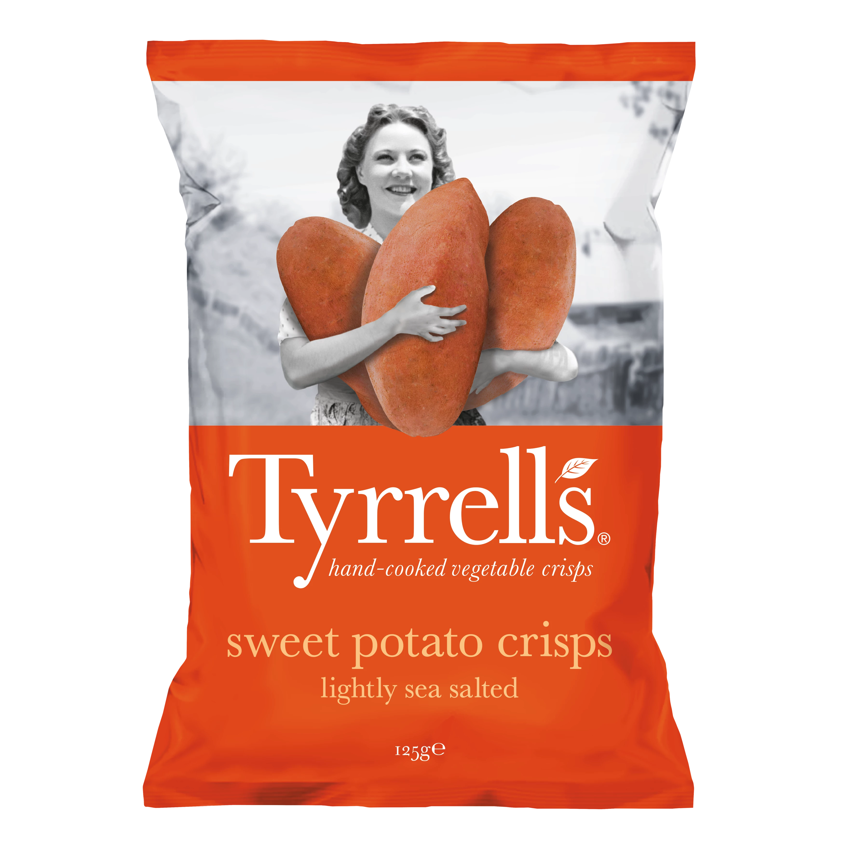 Zoete Aardappelchips, 125g - TYRRELLS