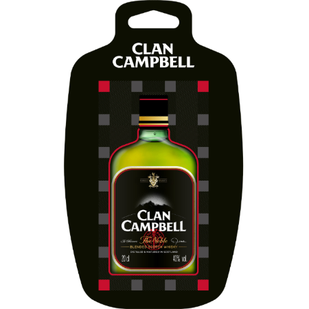 20cl Flask Wh Clan Campbell 40
