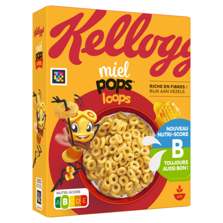 330g Miel Pops Cracks Kelloggs