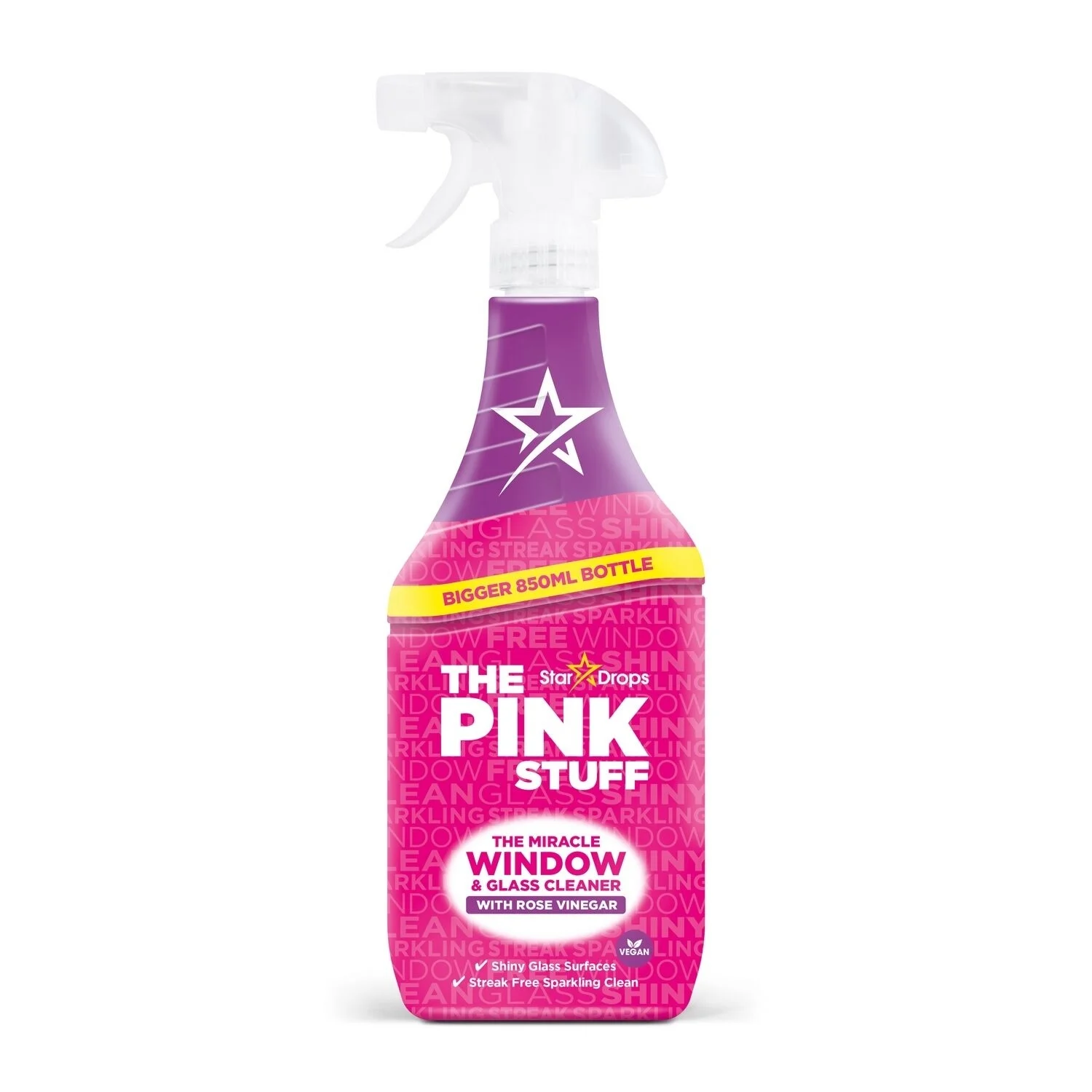 Rose siki ya glasi safi 750ml - The Pink Stuff