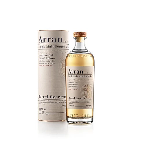 70cl Wh 43 Arran Barrel Res