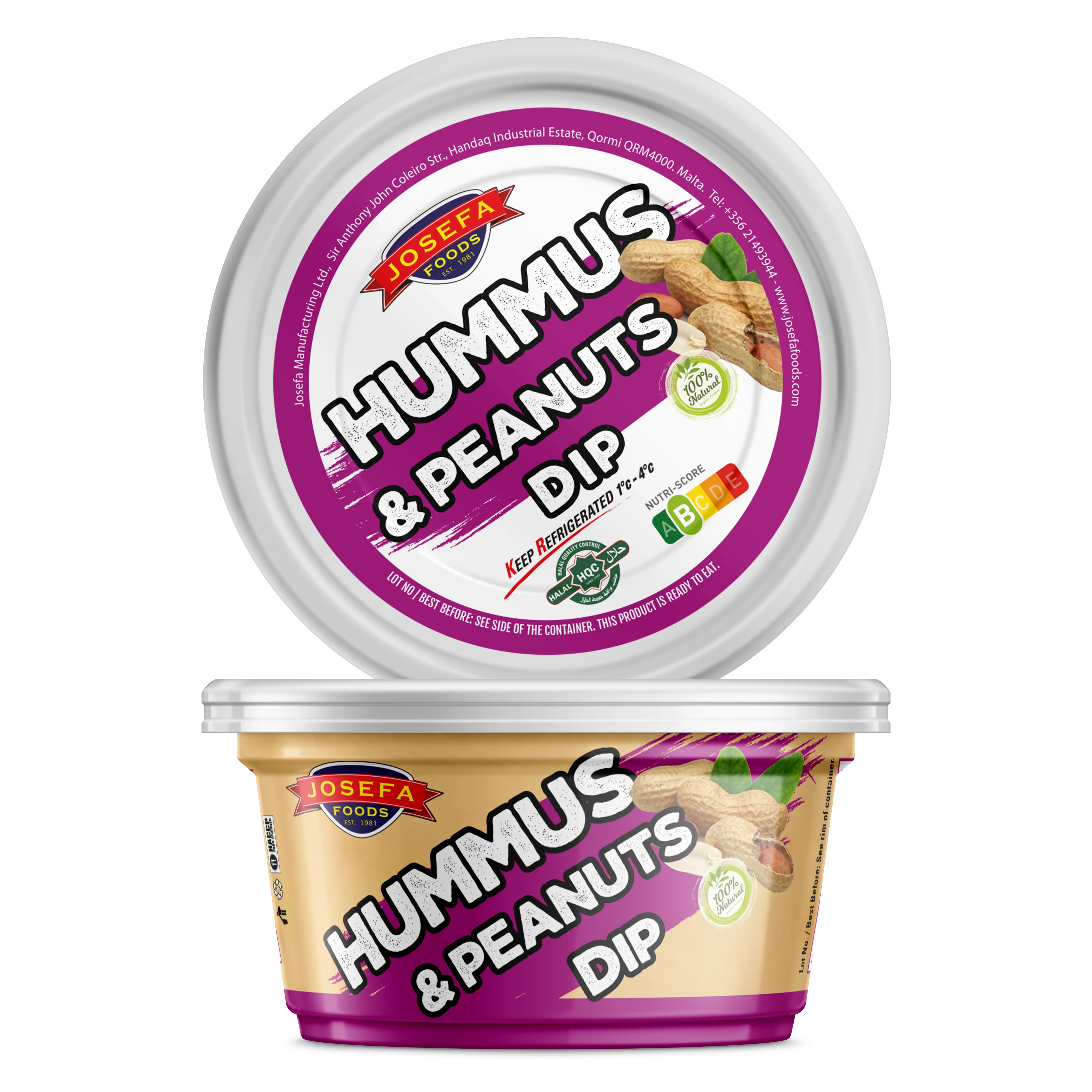 Hummus & Pinda's Dip 195gr - Josefa