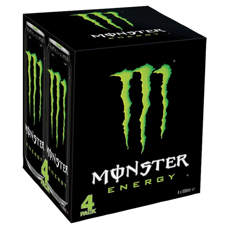 Bebida energética en lata 4x50cl. - MONSTER ENERGY