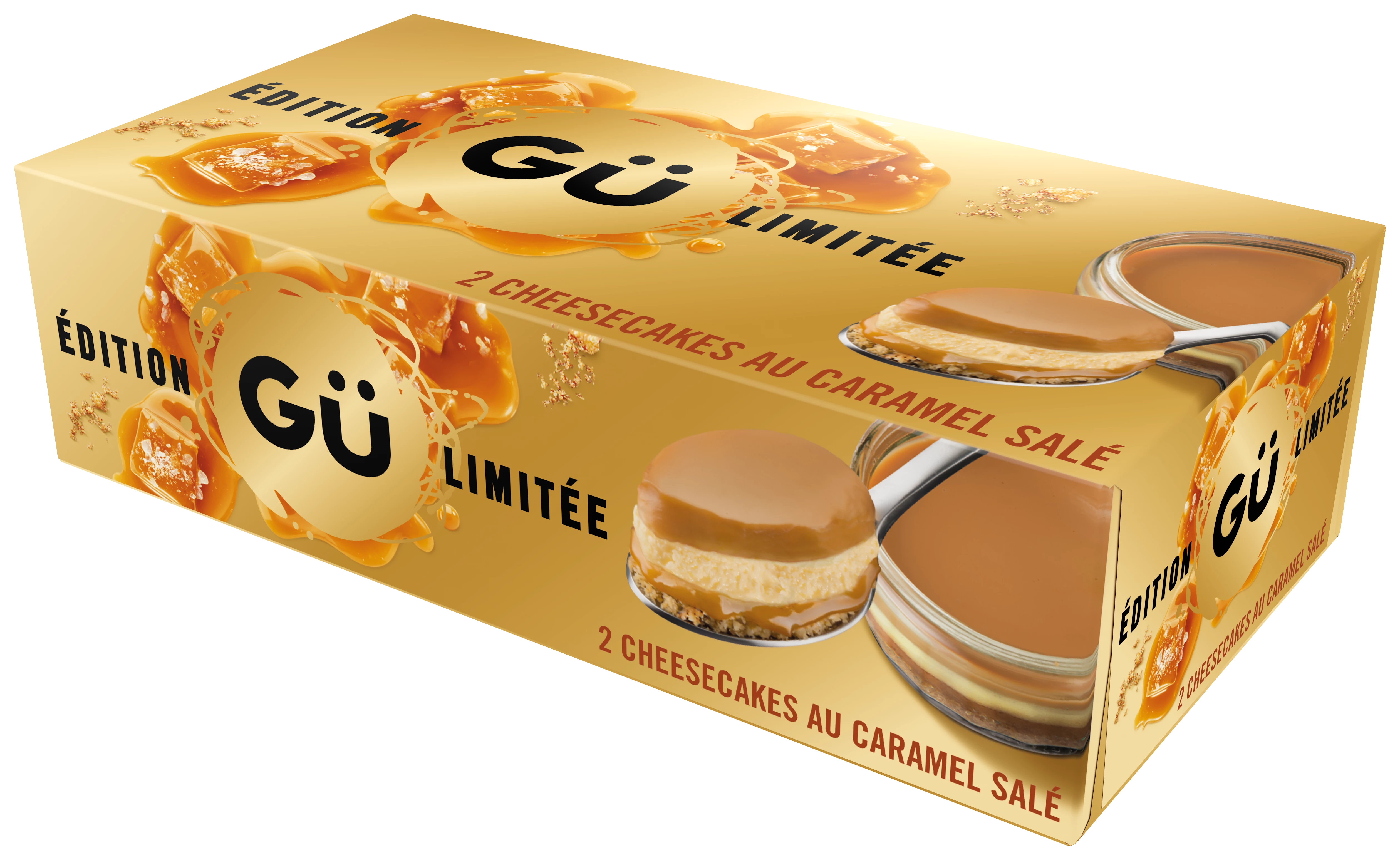 Dessert Cheesecake Caramel Salé 2x90g - Gu