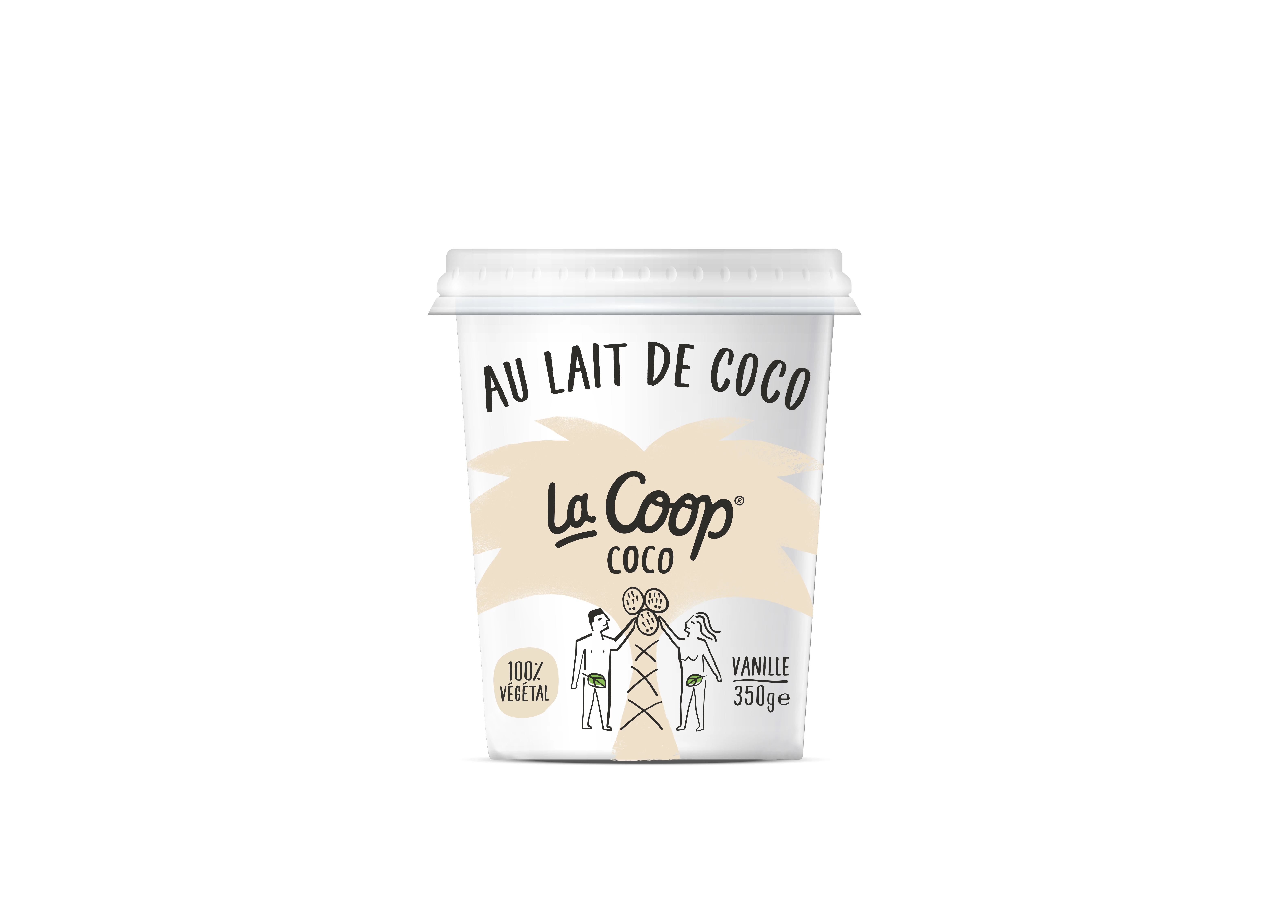 Coop Coco Yrt Vanille 350g