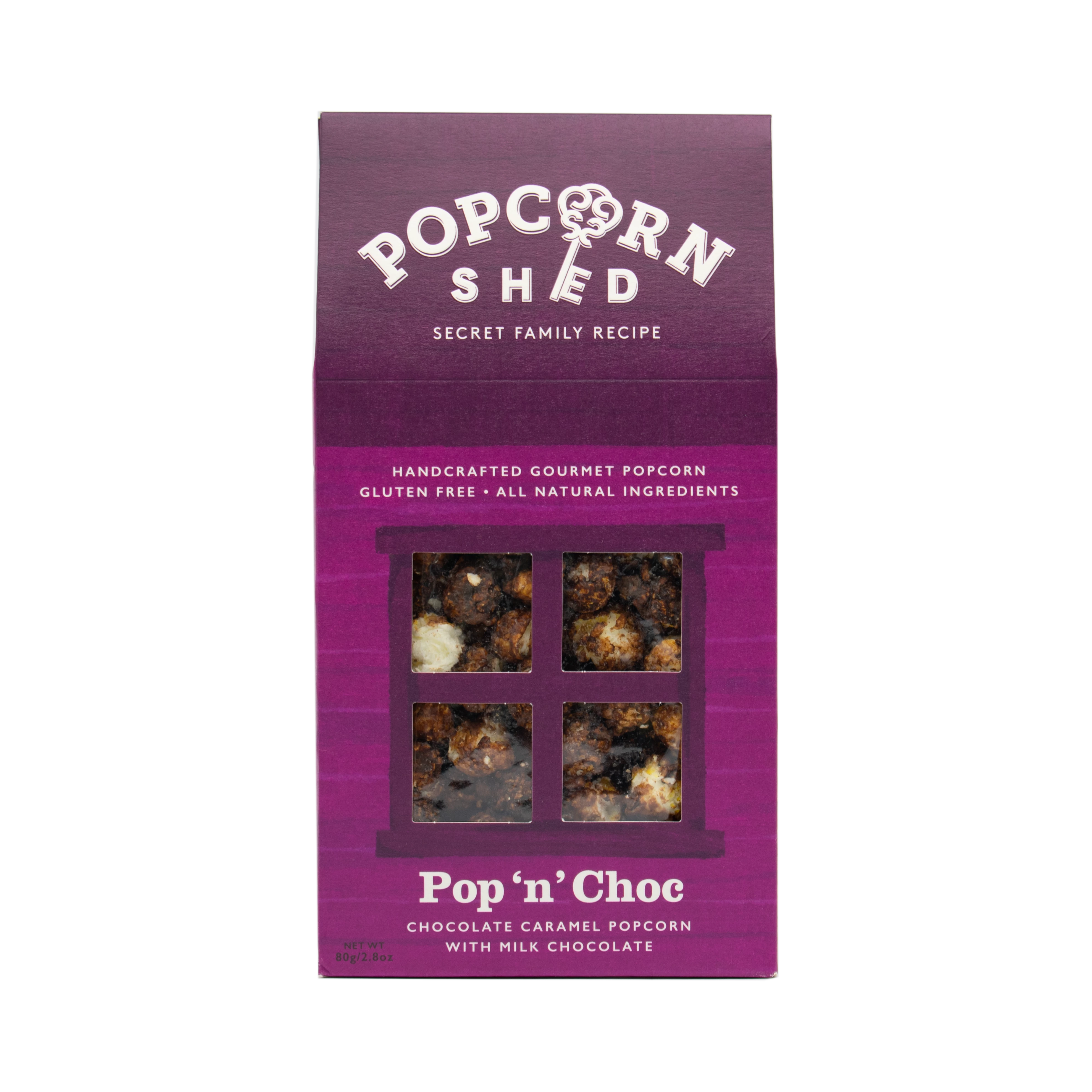 Pop N Choc Popcorn Shed 80g - Popcorn Shed