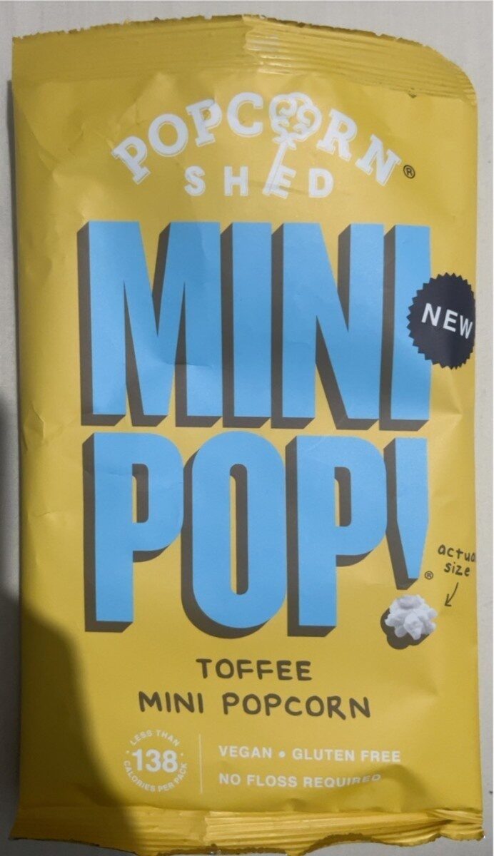 Mini Pop!® Toffee 28g - Popcorn Shed