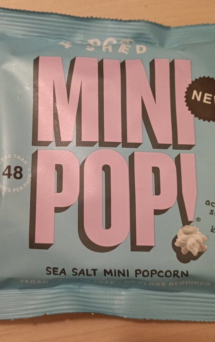 Mini Pop!® Small Bag Sea Salted - Popcorn Shed