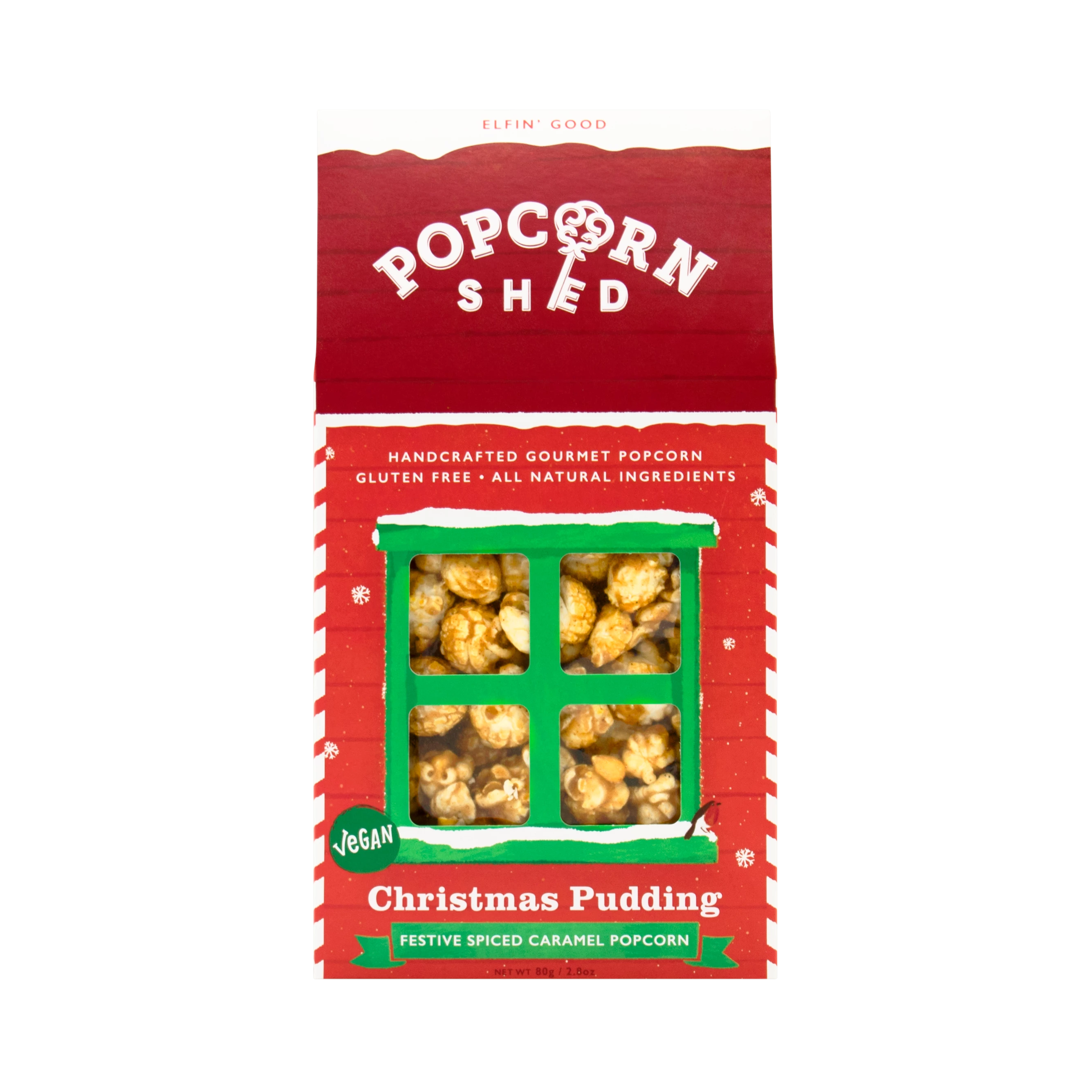 Christmas Pudding Popcorn Shed 80g - Popcorn Shed