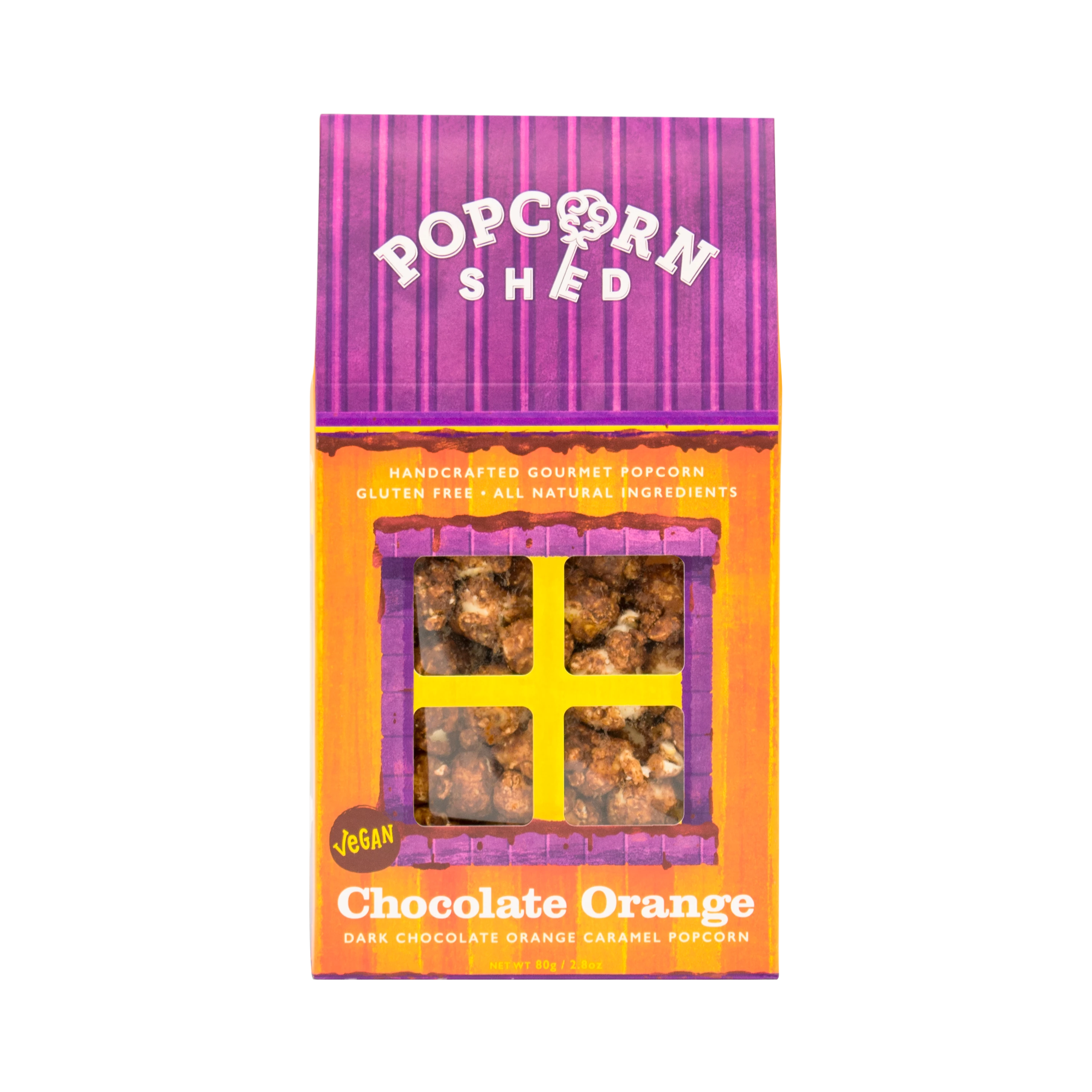 Chocolate Orange Popcorn Shed 80g - Popcorn Shed