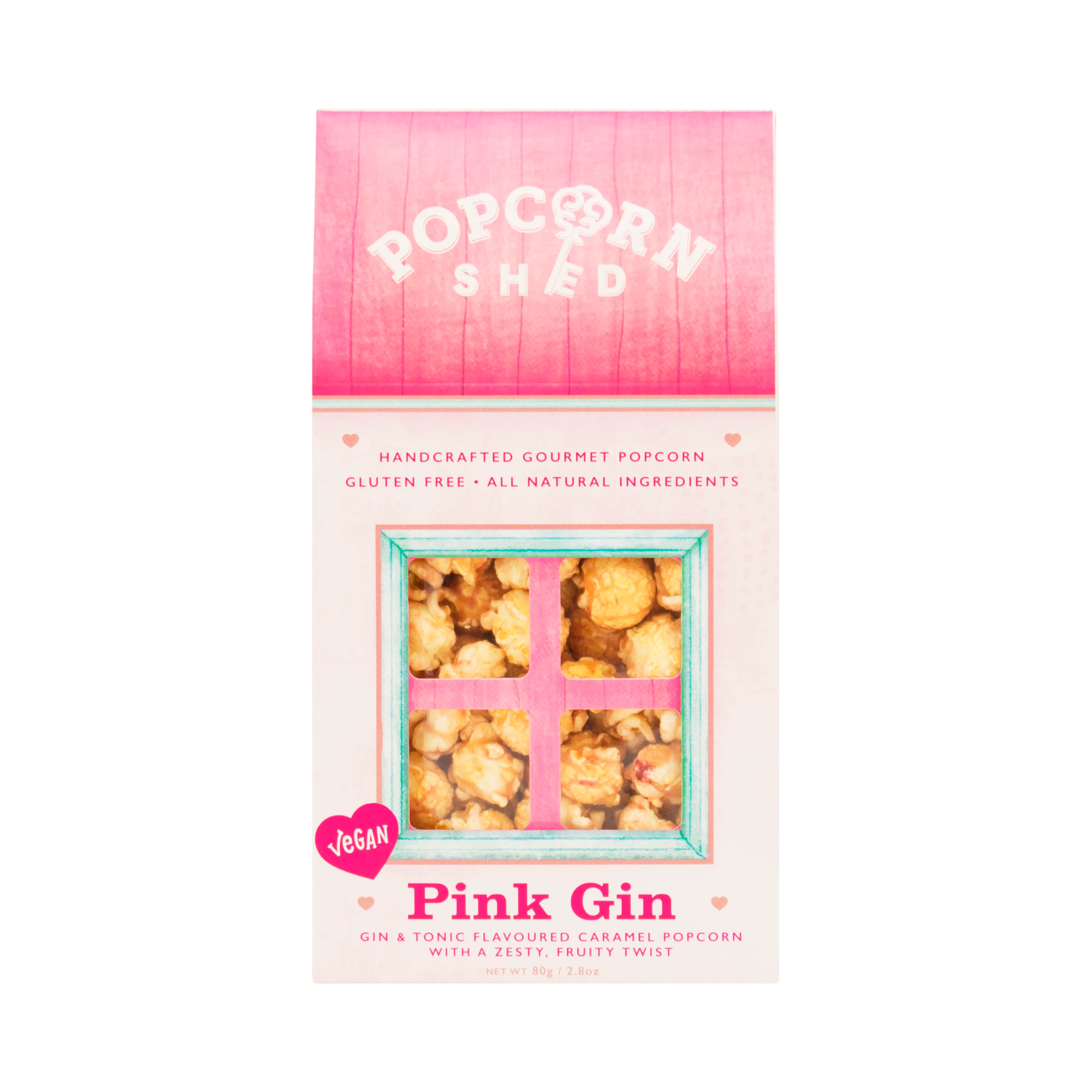 Pink Gin Popcorn Shed 80g - Popcorn Shed