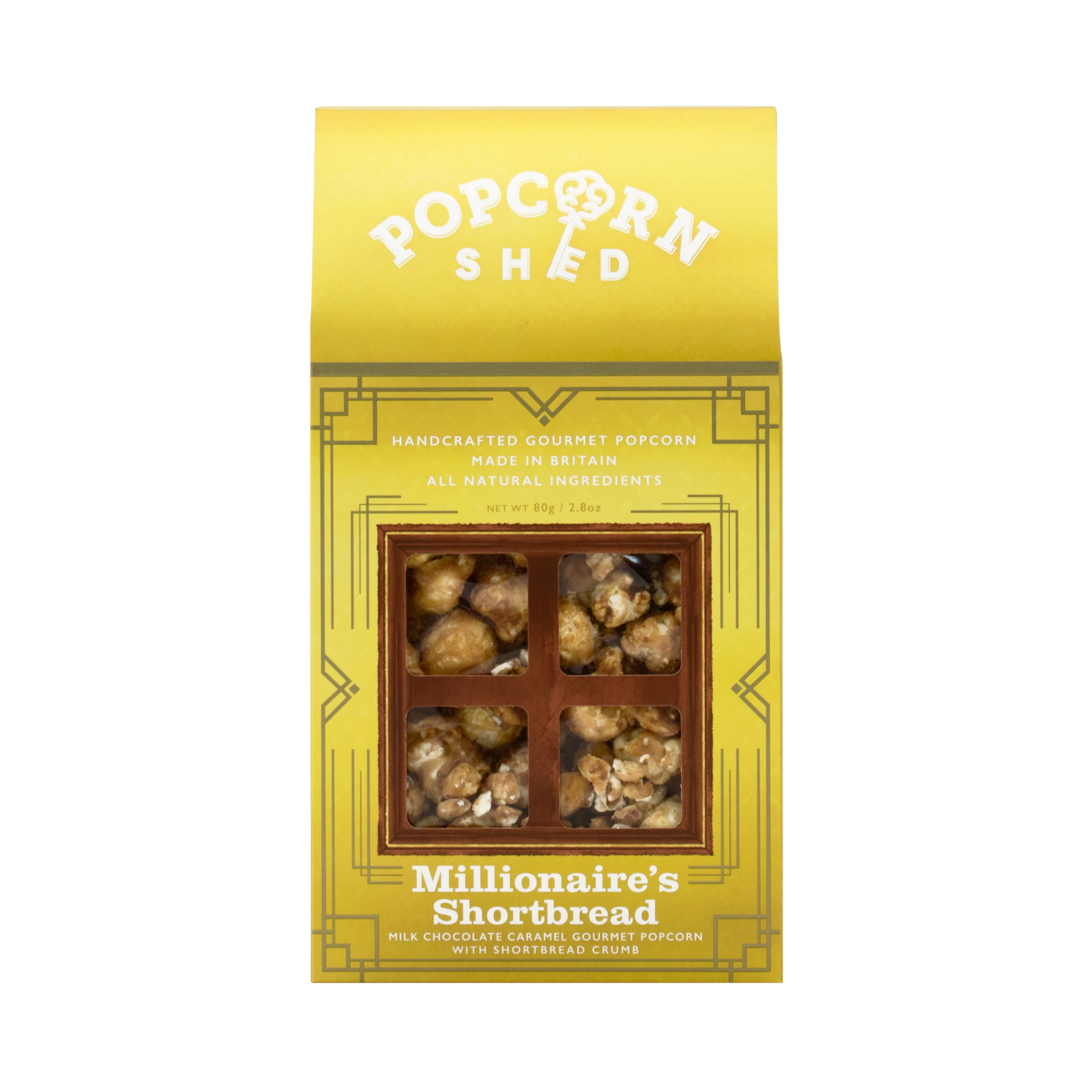Millionaire Shortbread Popcorn Shed 80g - Popcorn Shed