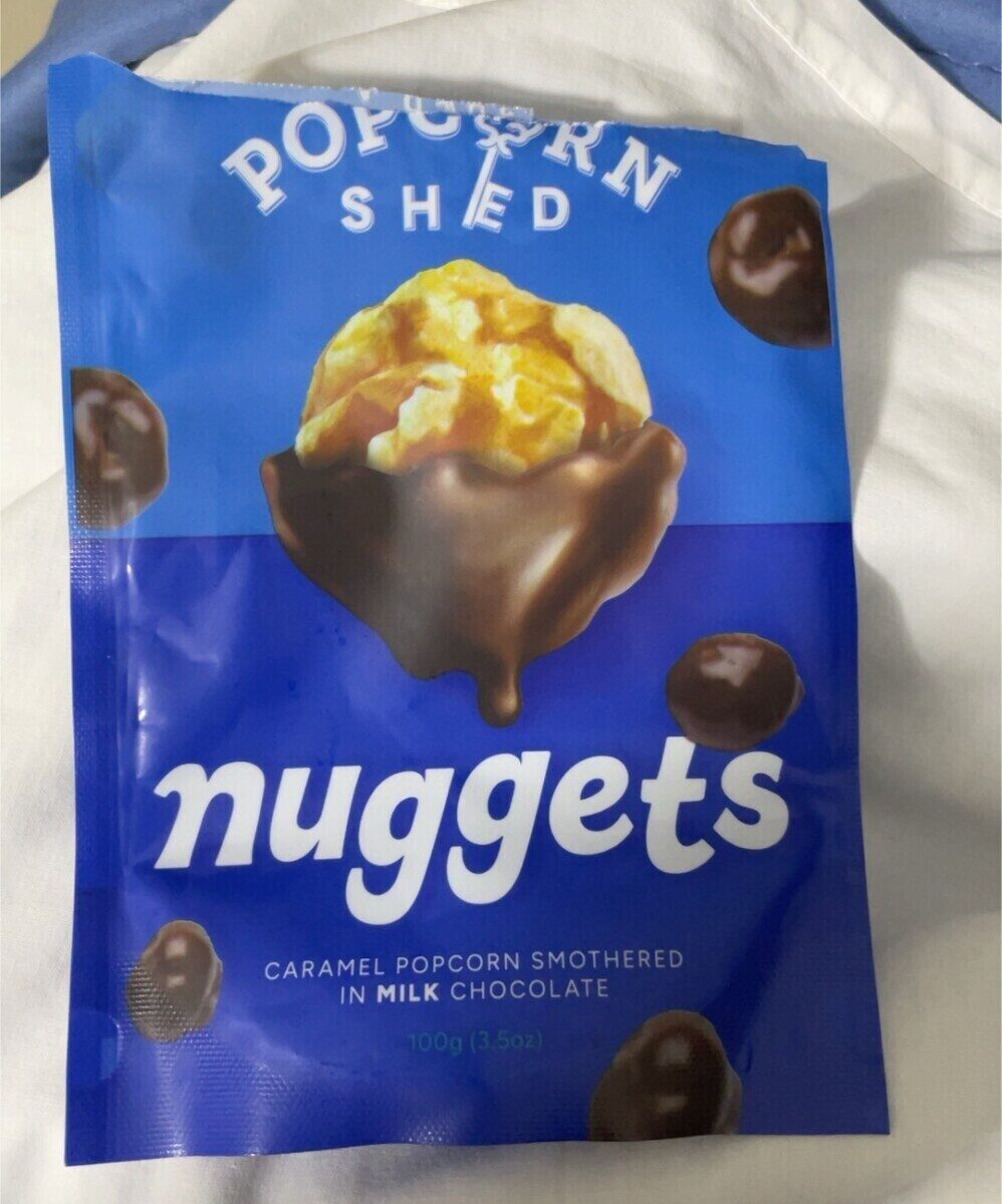 Milk Chocolate Popcorn Nuggets 100g - Popcorn Shed