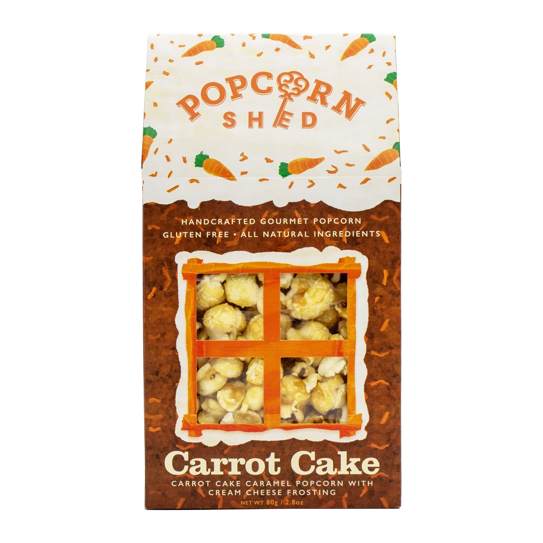 Carrot Cake Popcorn Shed 80g - Popcorn Shed