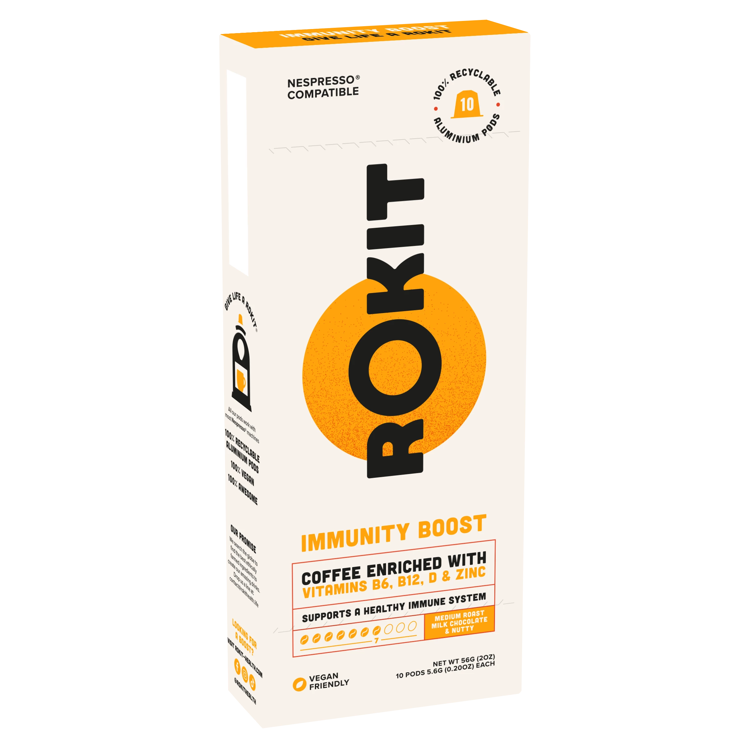 Immunity Boost Nespresso Coffee 10 Pods - Rokit