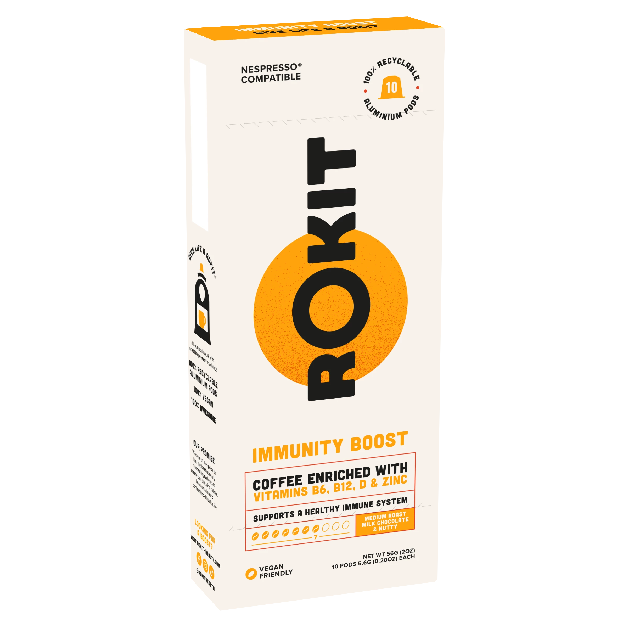 Immuniteitsboost Nespresso Koffie 10 Pads - Rokit