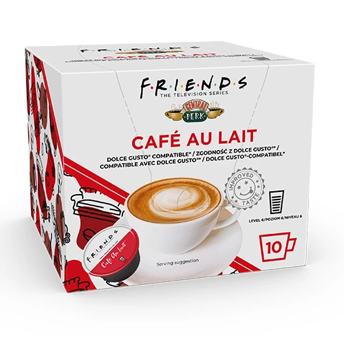 Milchkaffee X10 Kapseln kompatibel mit Dolce Gusto - Friends