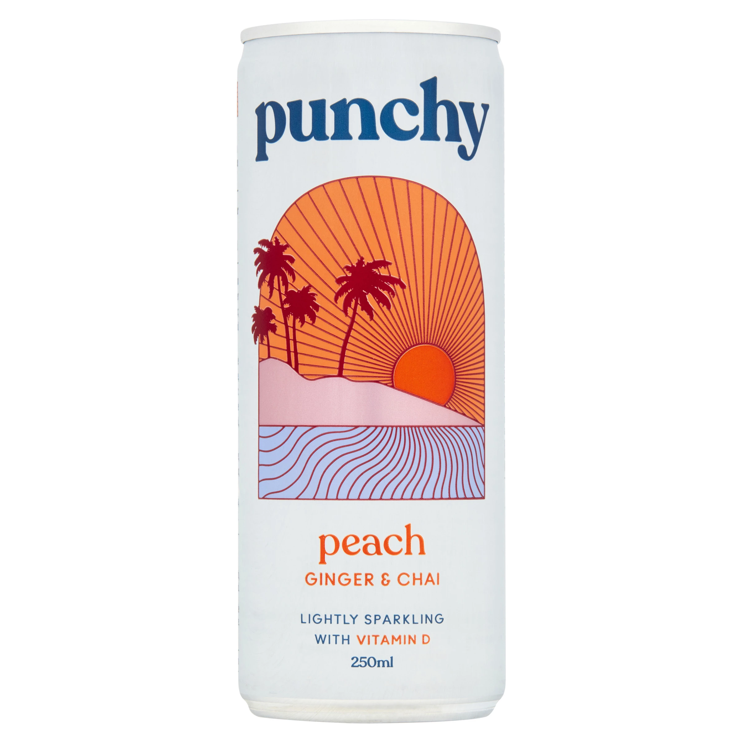 Peach Soft Drink. Ginger And Chai 250 Ml - Punchy