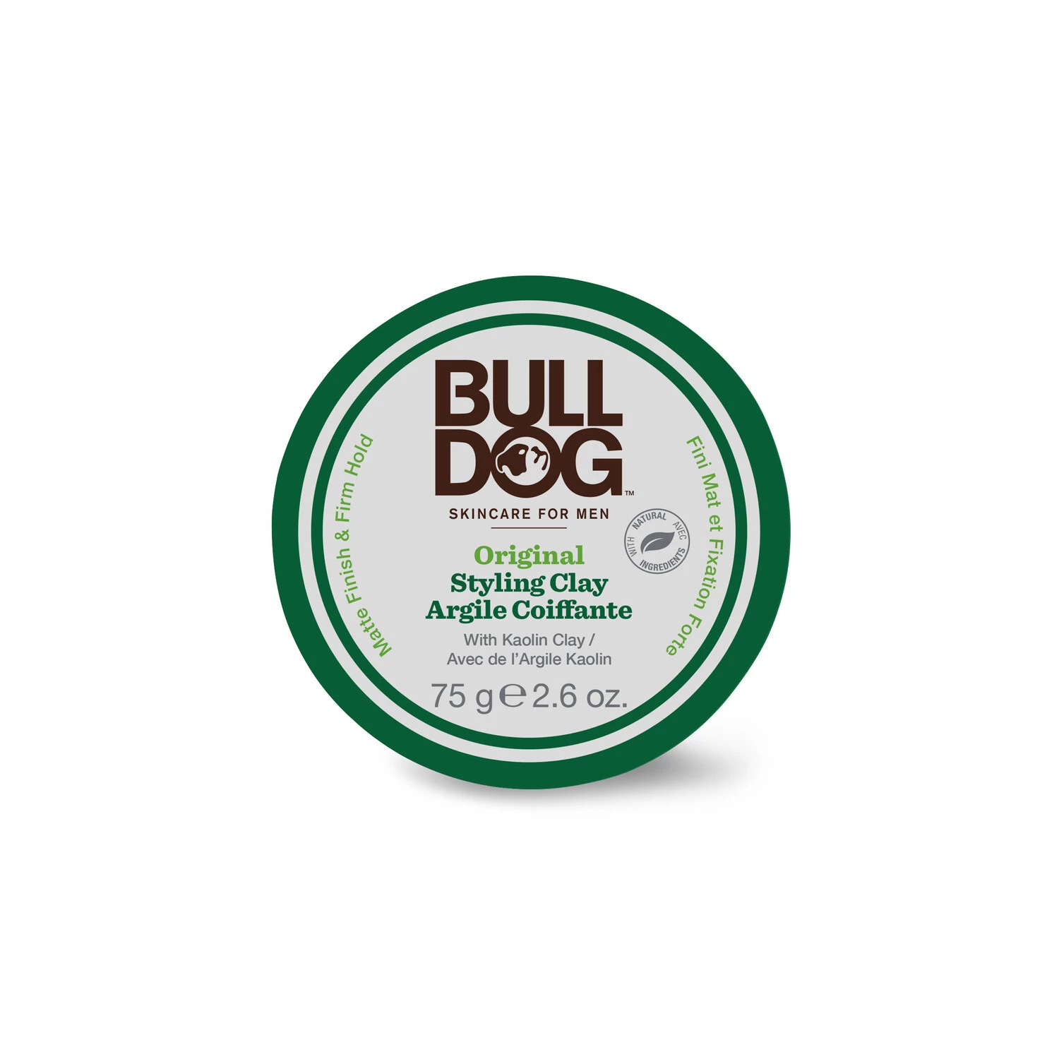 Gel Capillaire À L'argile Kaolin Coiffante Original 75ml - Bull Dog