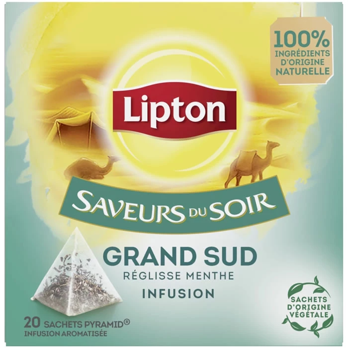Infusion Evening Flavor Grand South Mint and Licorice X20 - Lipton