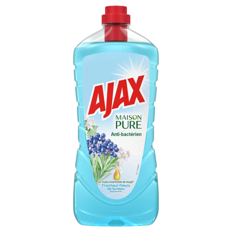Limpiador doméstico antibacterias 1;25l - AJAX