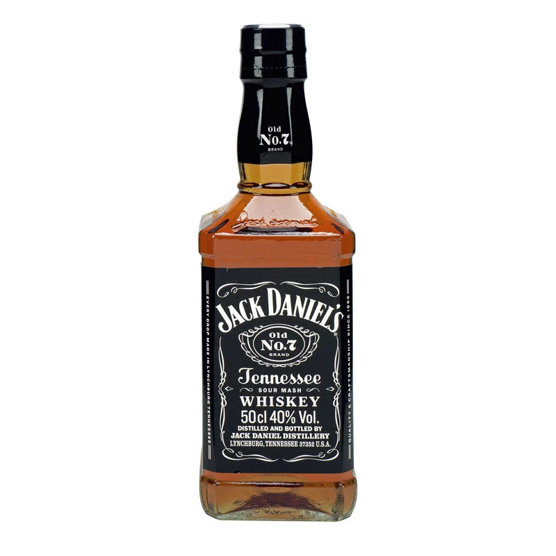 Whisky Tennessee old Nn°7, 40°, bouteille de 50cl, JACK DANIEL'S