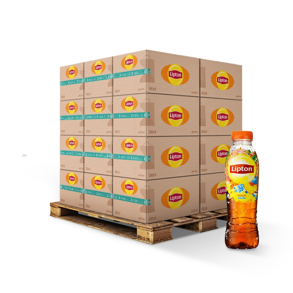 شاي مثلج بيش 50 سنتيلتر فرن × 12 - LIPTON