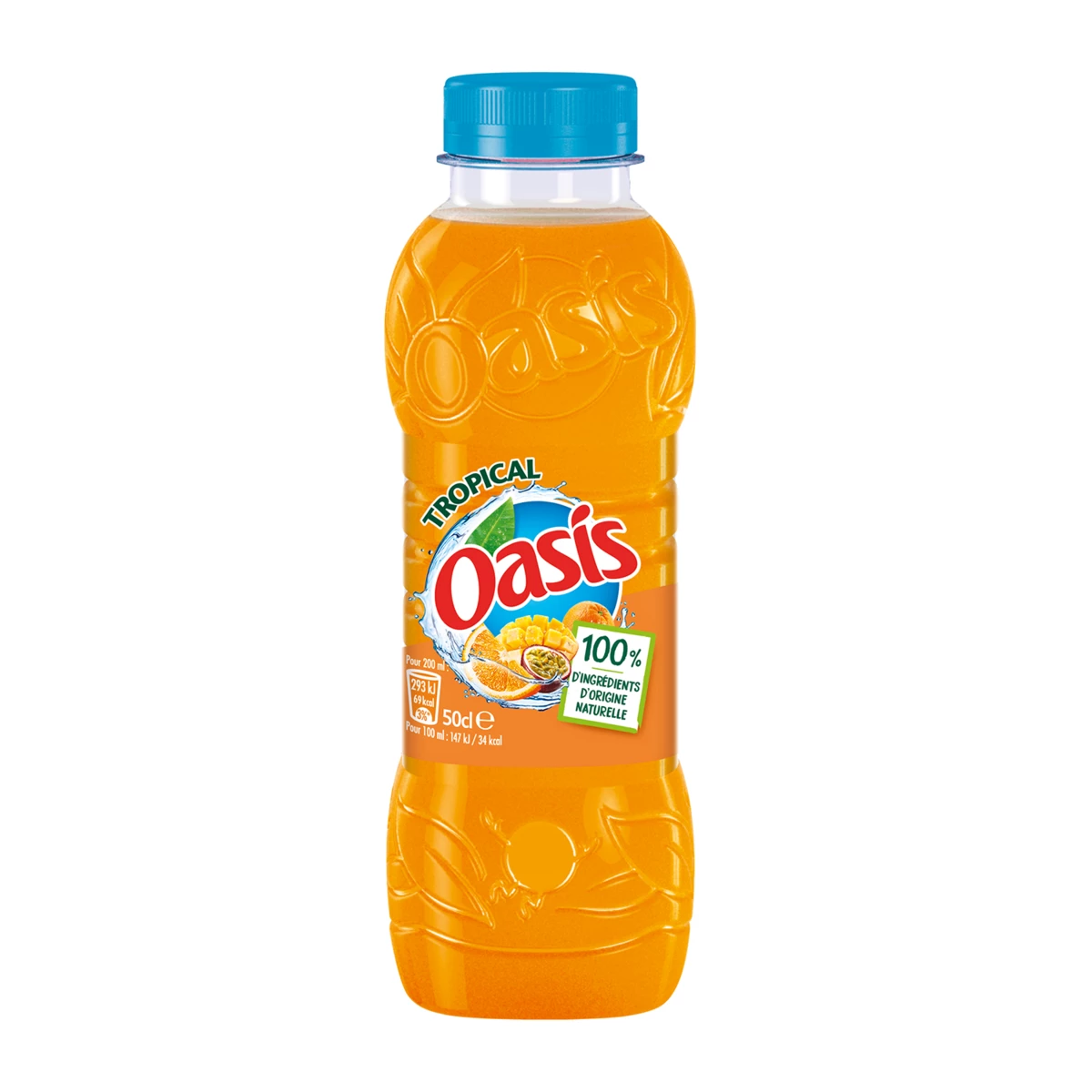 Ladha ya kitropiki kunywa 50cl x12 - OASIS