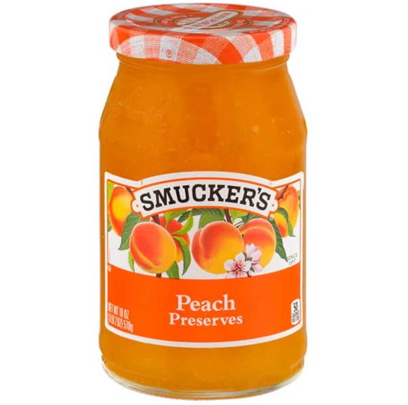 Sm 18 Oz Peach Preserves - SMUCKER