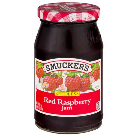 Sm 18 Oz Sdl Red Raspberry Jam - SMUCKER