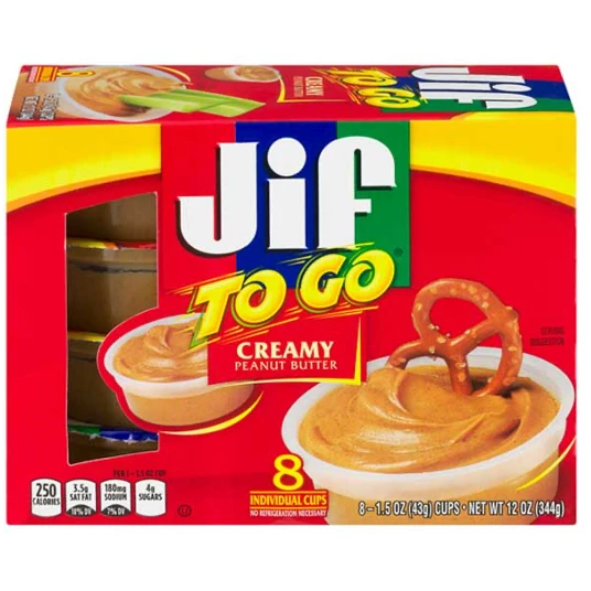 Jif 12oz Creamy Pbtr To Go - JIF
