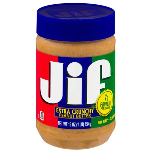 Jif 16 Oz Crunchy Pbtr - JIF