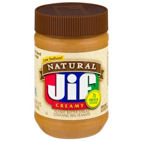 Jif 16 Oz Natural Creamy Pbtr - JIF