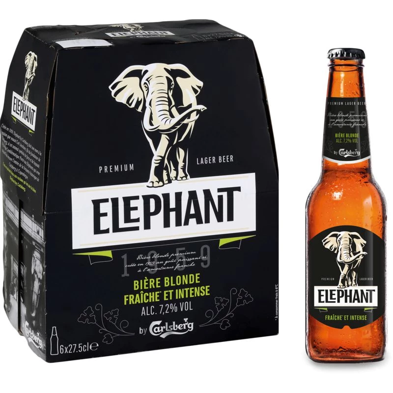 Biere Blonde Fraiche et intense 6x27cl - Elephant