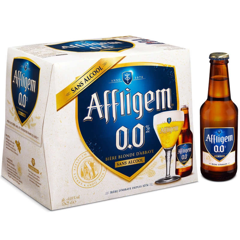 Bière Sans Alcool, 12x25cl - AFFLIGEM