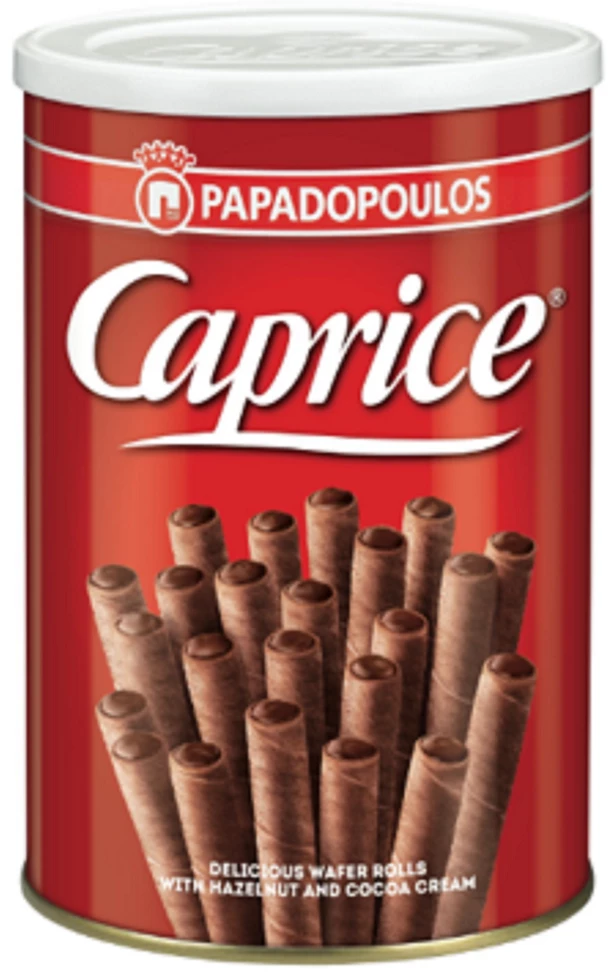 Caprice Gaufrettes Noisette et Cacao 115g - PAPADOPOULOS