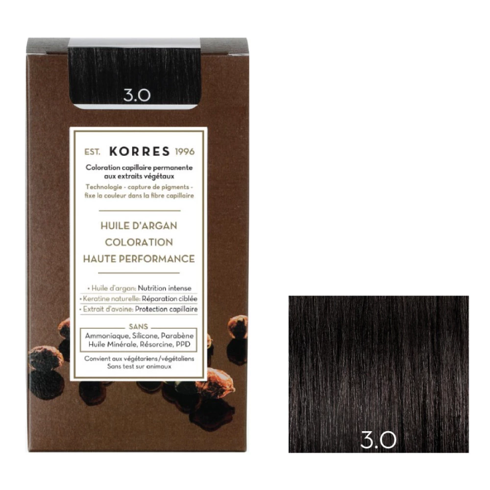 Korres 3.0 Castanho Escuro Natural - Korres