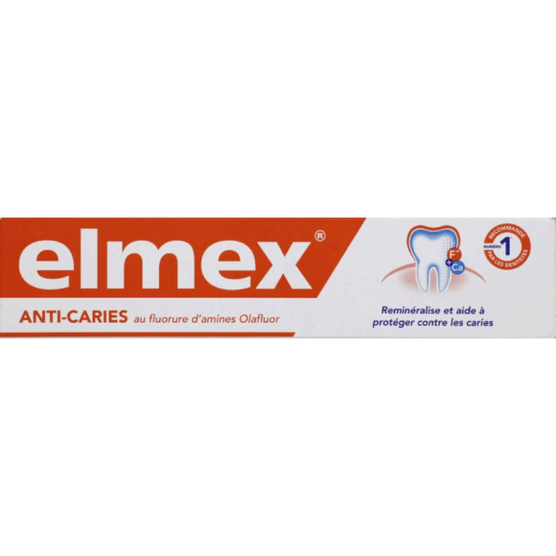 Dentifrice anti-caries 75ml - ELMEX