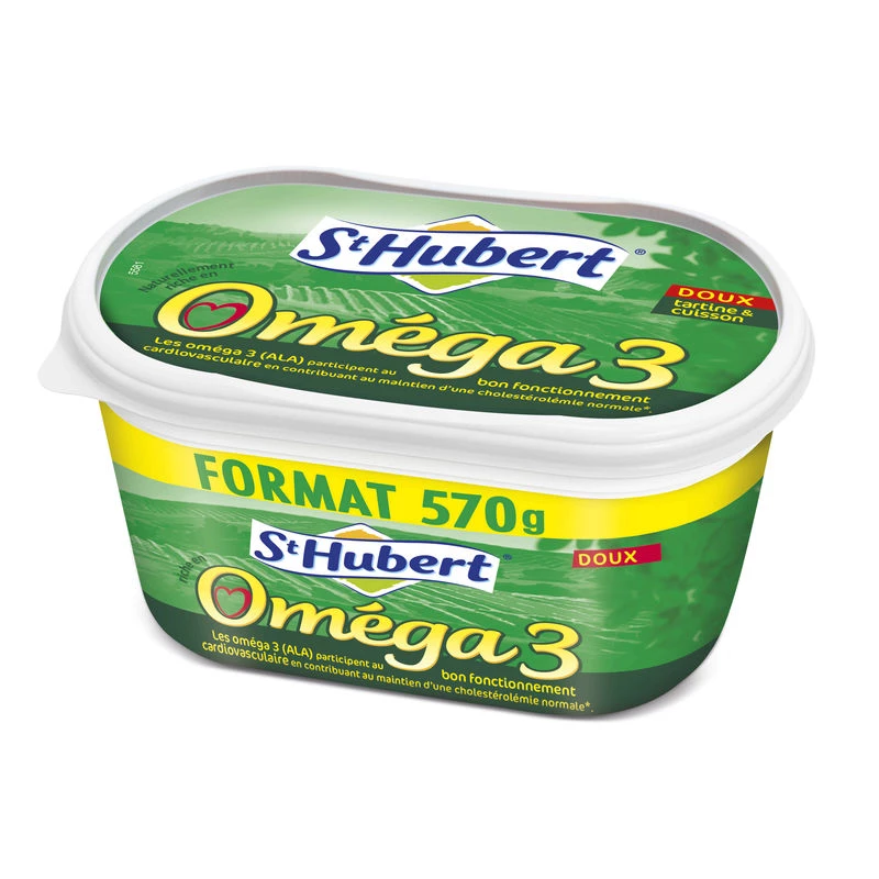 Margarine doux oméga 3 570g - ST HUBERT