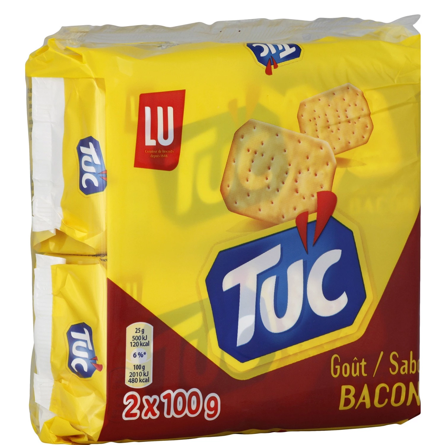 Tuc Bacon Lot 2x100g