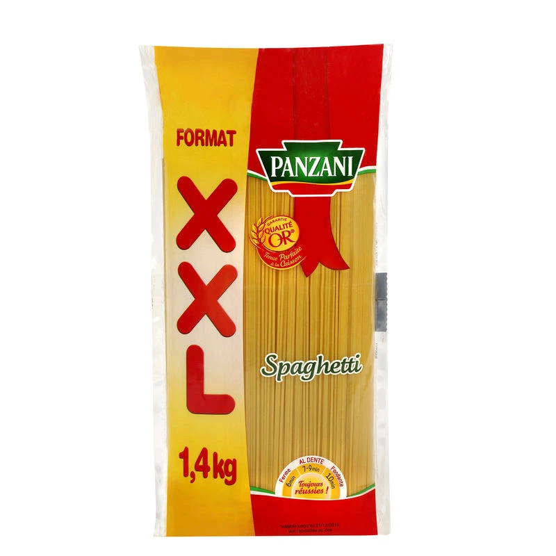 Pâtes spaghetti XXL 1,4kg - PANZANI