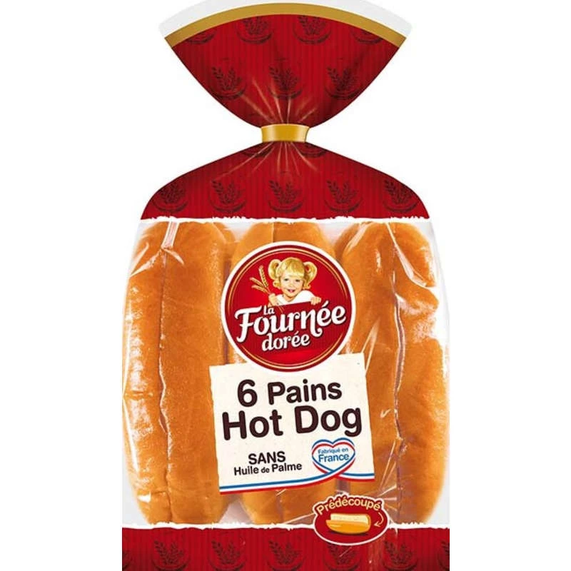 Pains Hot Dog - LA FOURNEE DOREE