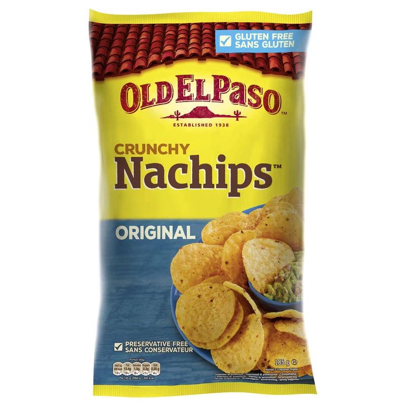Oep Crunchy Nachips 185g